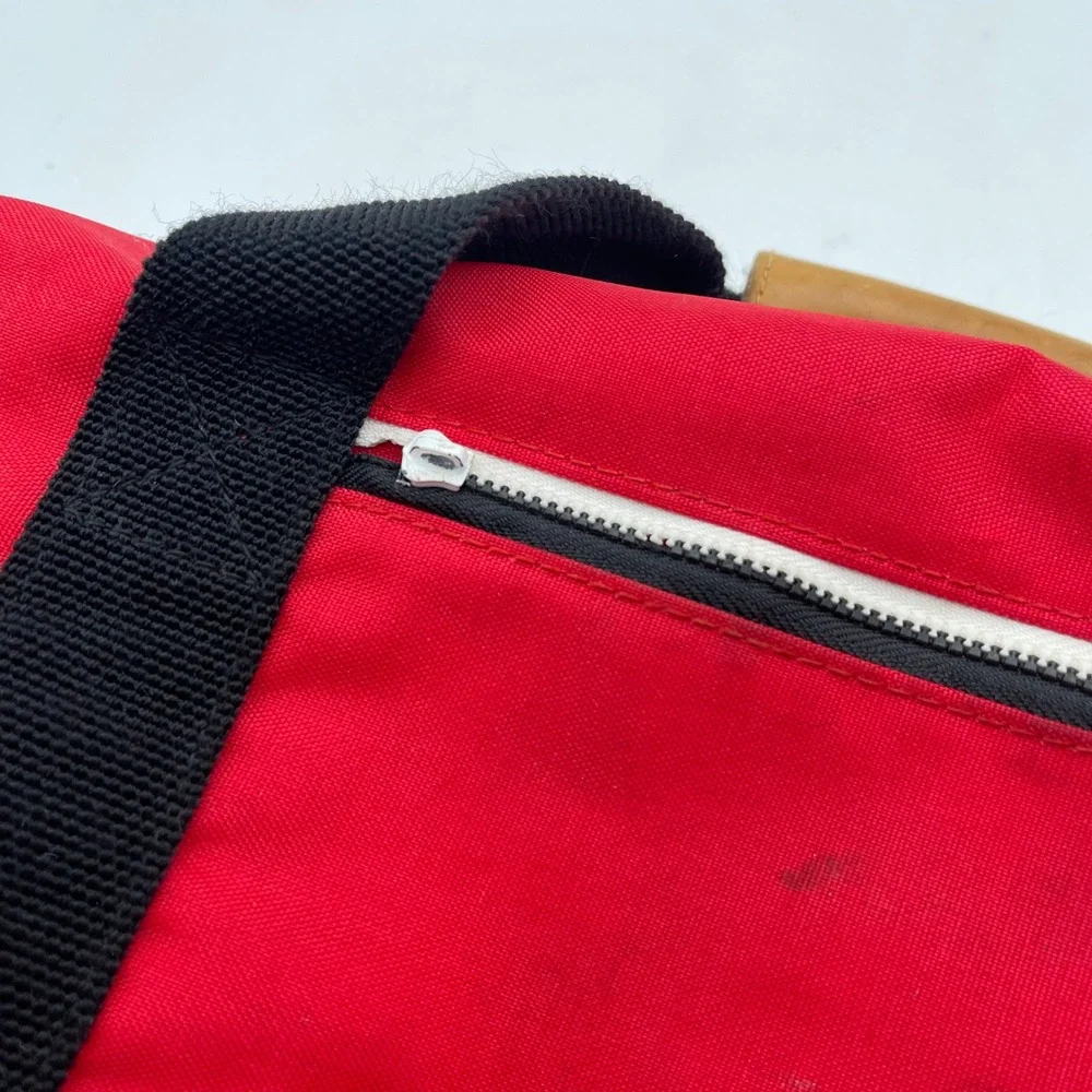 Vintage 80s Town & Country Surf Designs Red‎ Duffel Bag Pearl City Hawaii